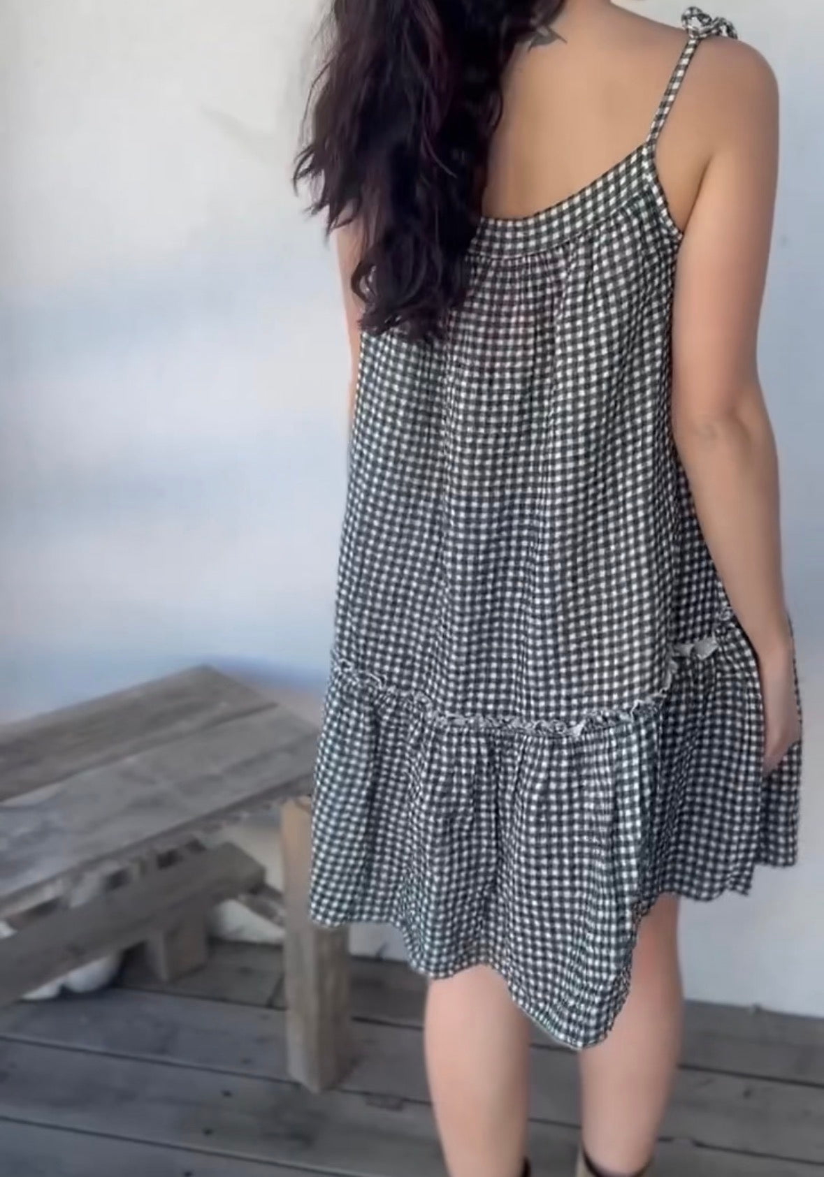 Robe VICHY • noire