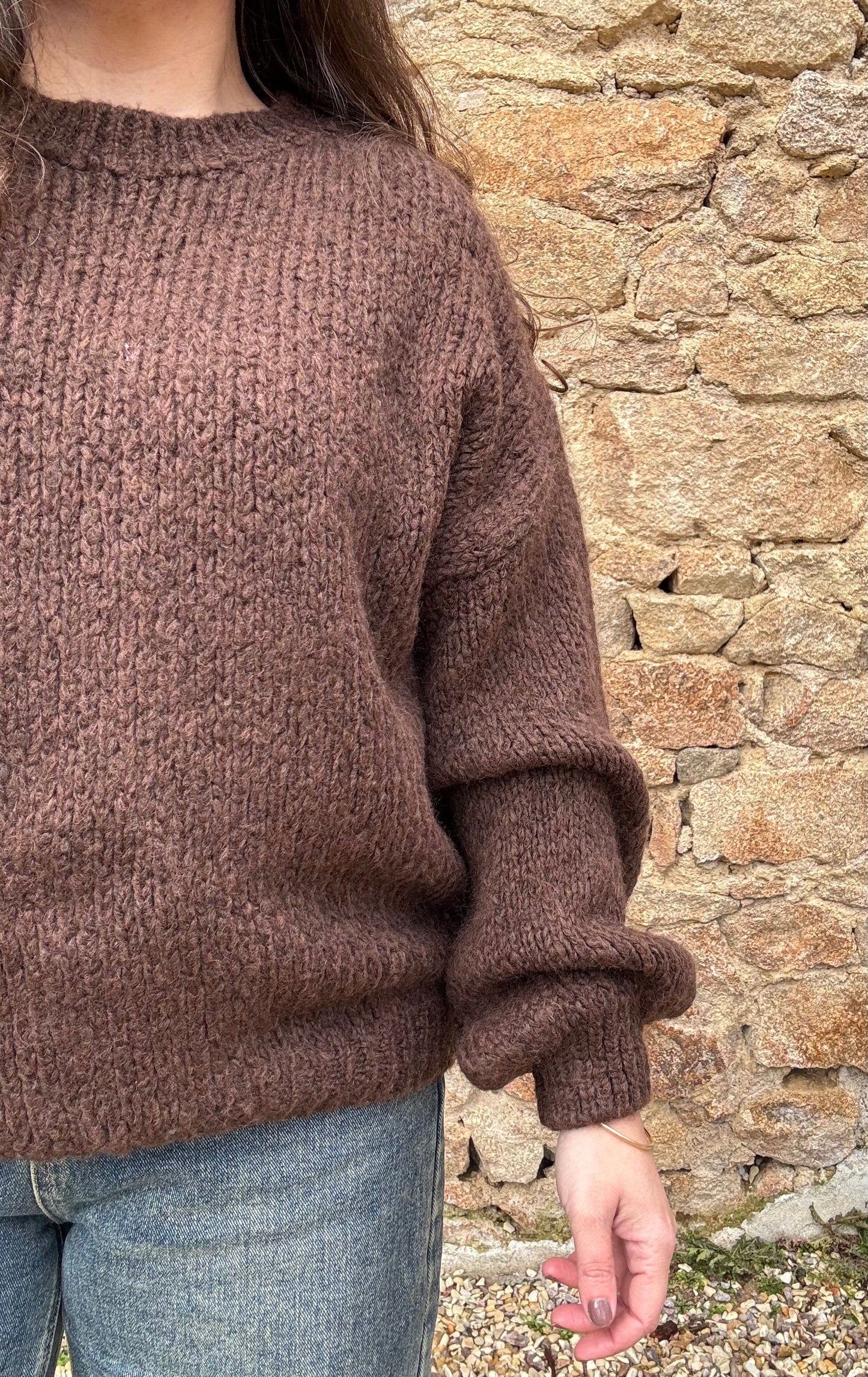 Pull Rosalie - chocolat