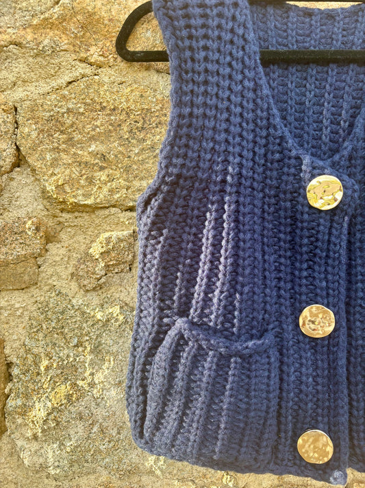 Gilet Maëline - bleu marine