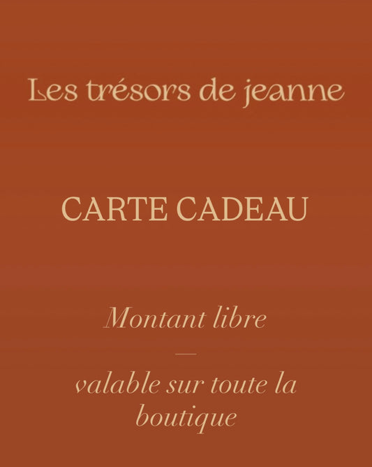 Carte cadeau
