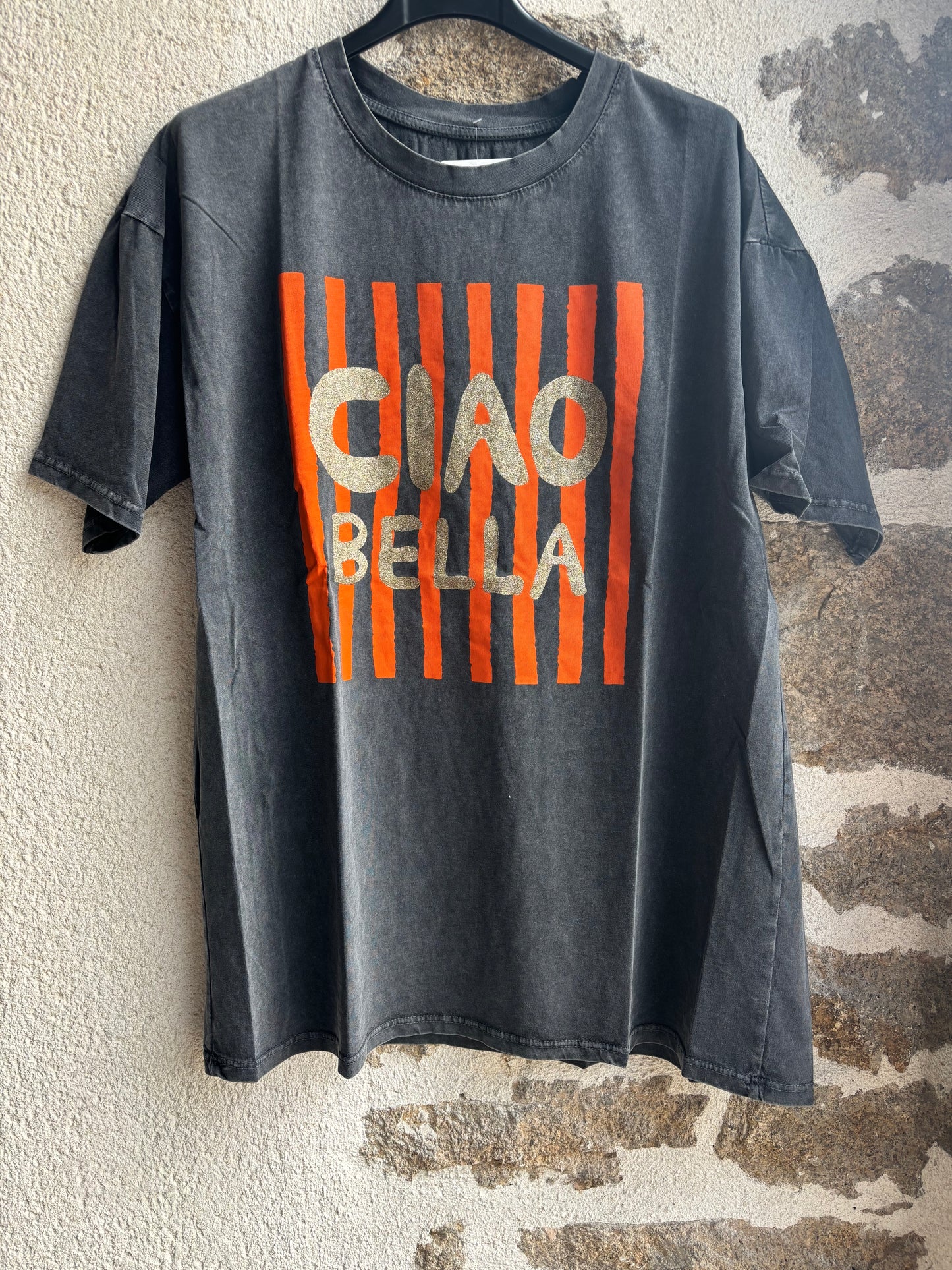 T-shirt Ciao Bella - gris anthracite
