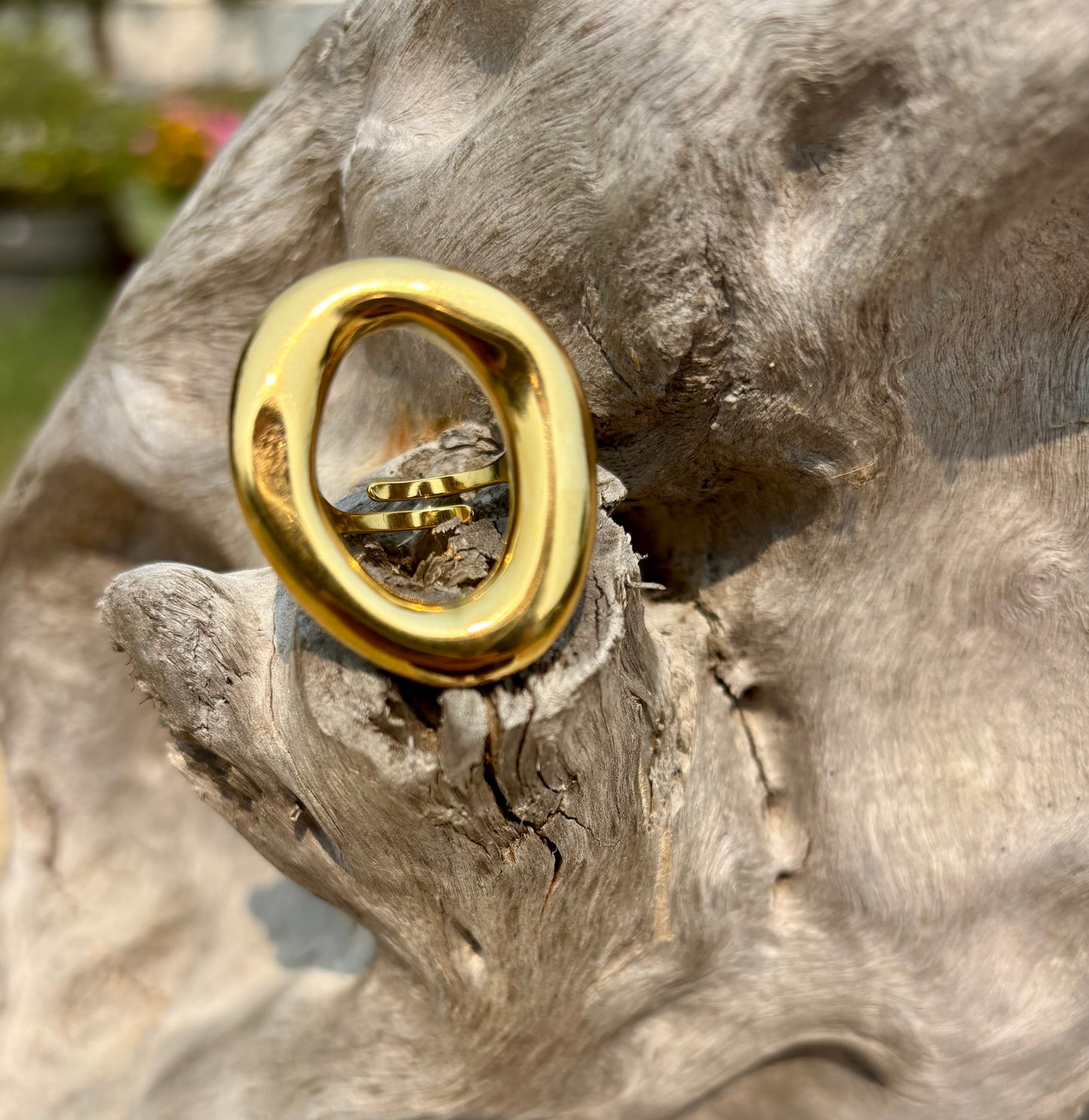 Bague large ronde - Thalia