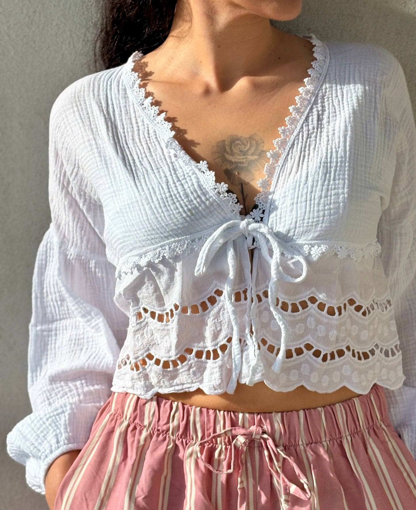 Blouse CAPRI • blanche