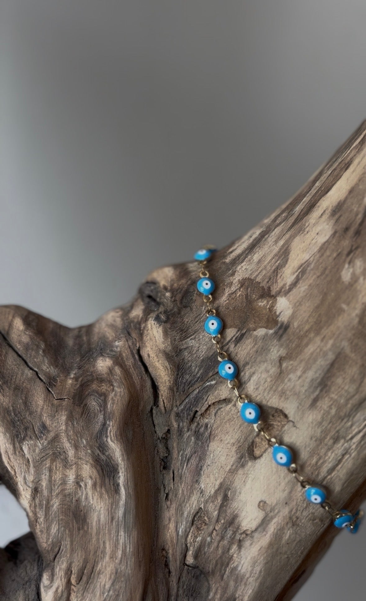 Bracelet de cheville ŒIL • Bleu