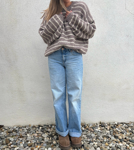 Pull Léa - chocolat