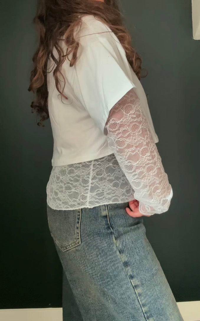 T-shirt dentelle Colette
