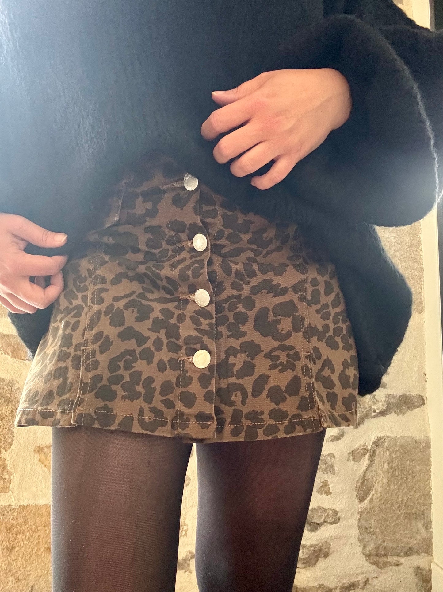 Jupe-short léopard Emma