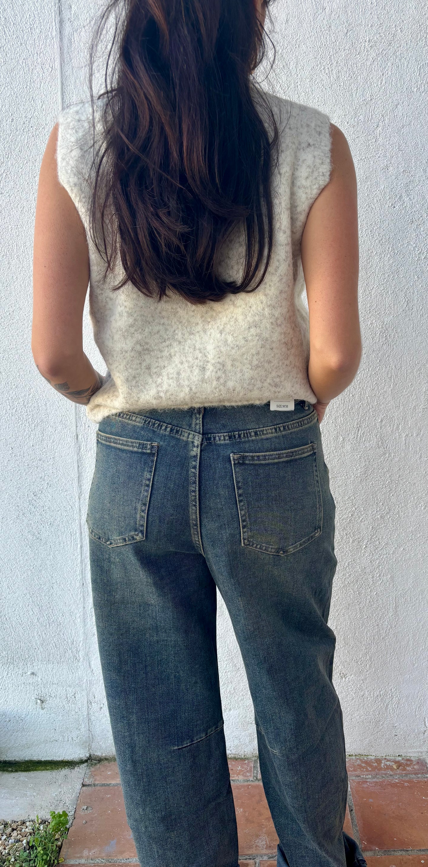 Jeans Madie - ballon Taille haute