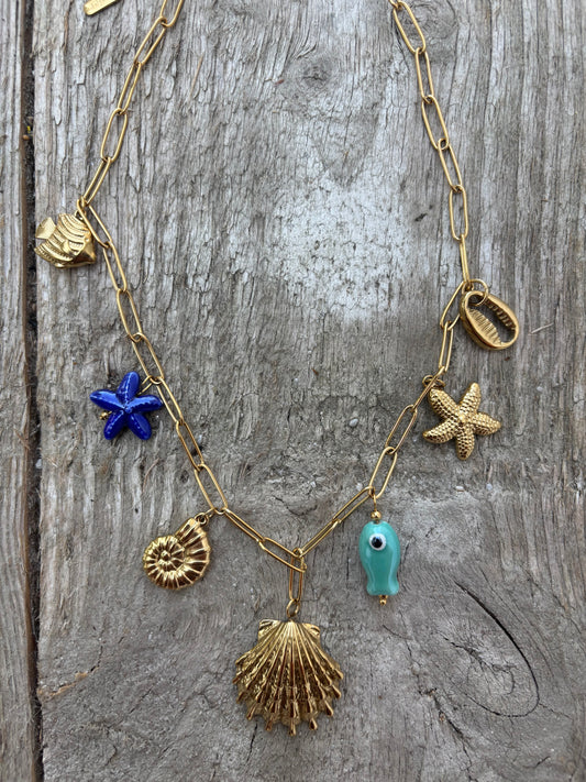 Collier breloques - Sirena