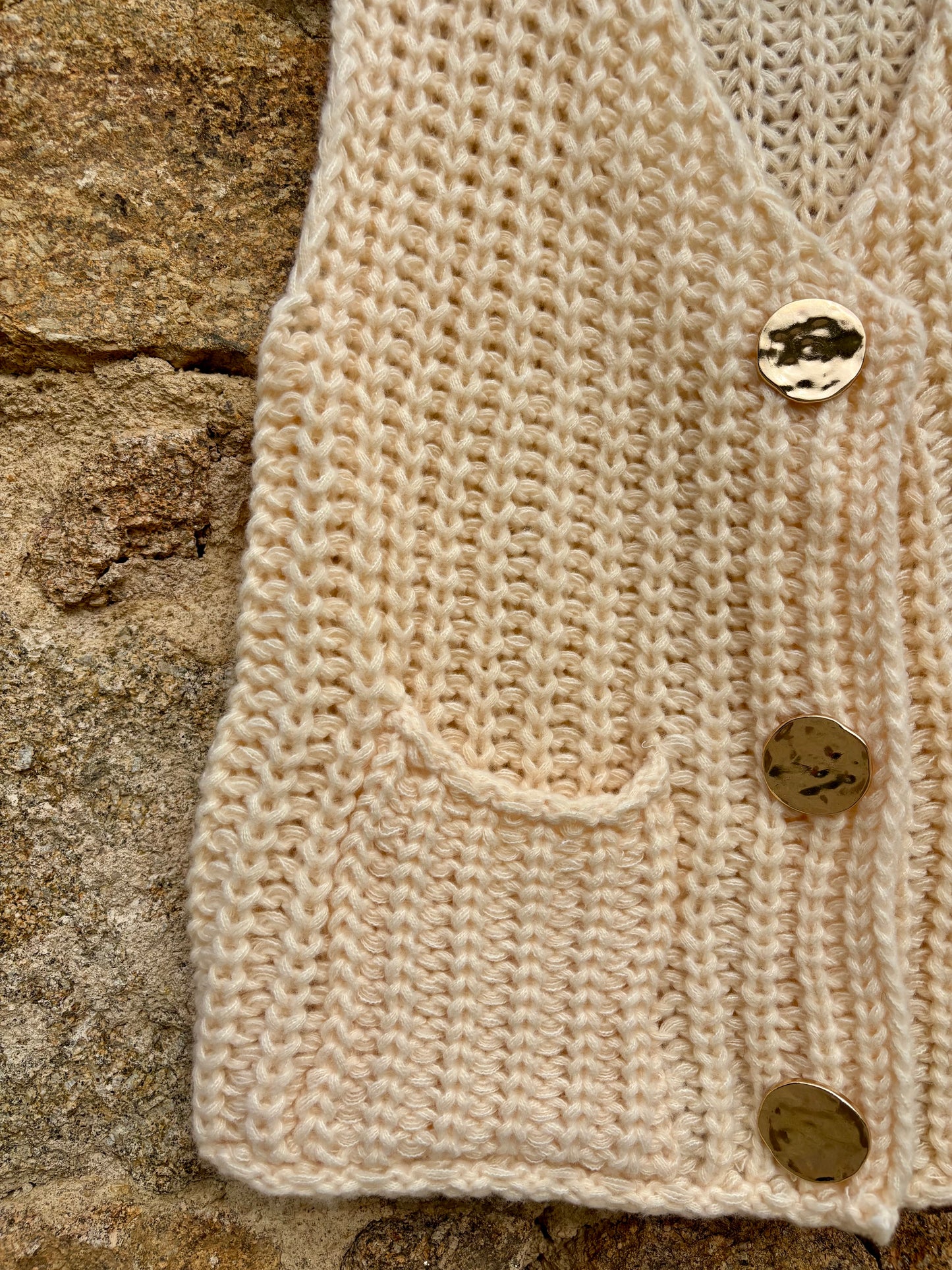 Gilet Maëline – beige rosé