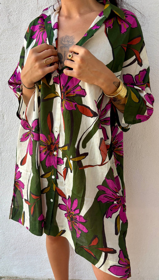 PALME Robe-chemise – Salomé