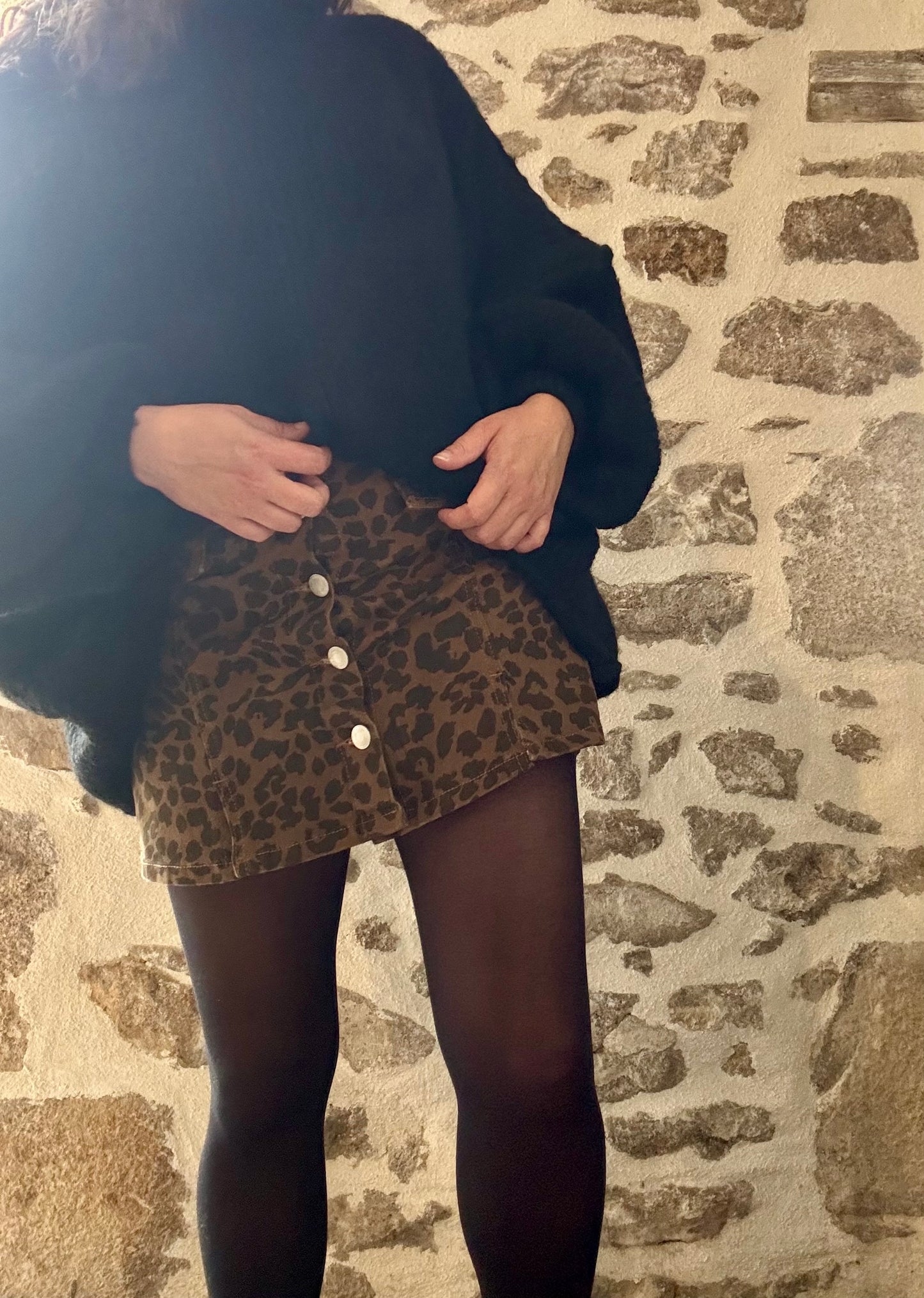 Jupe-short léopard Emma