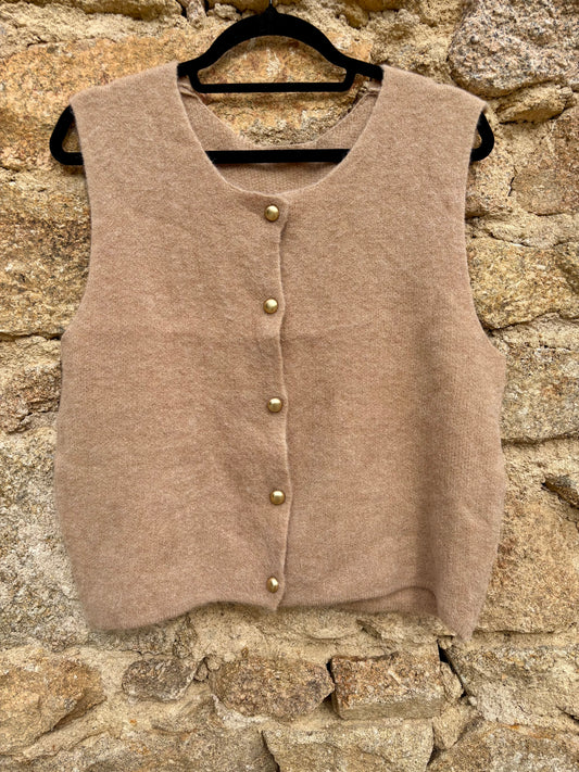 Cardigan Alizée – cappuccino