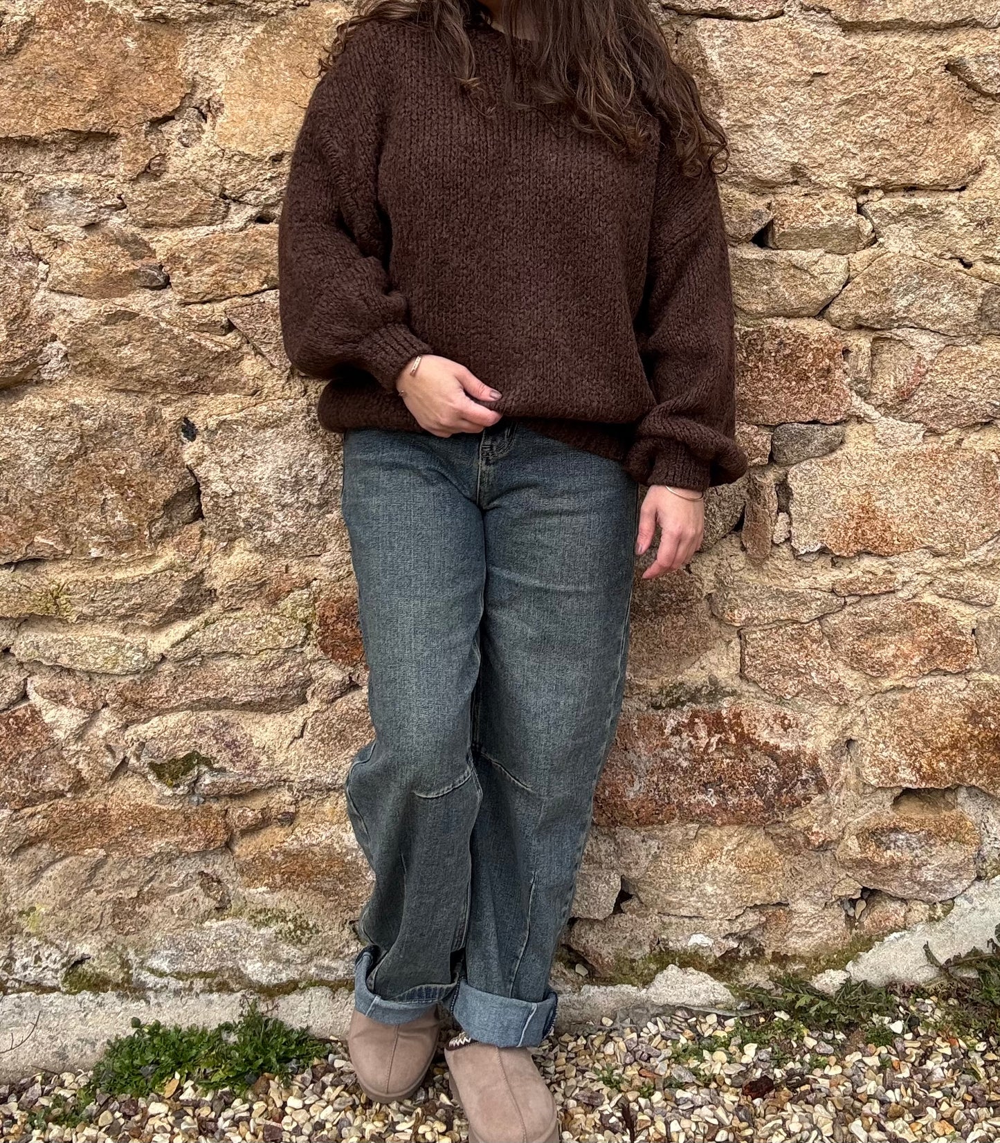 Pull Rosalie - chocolat