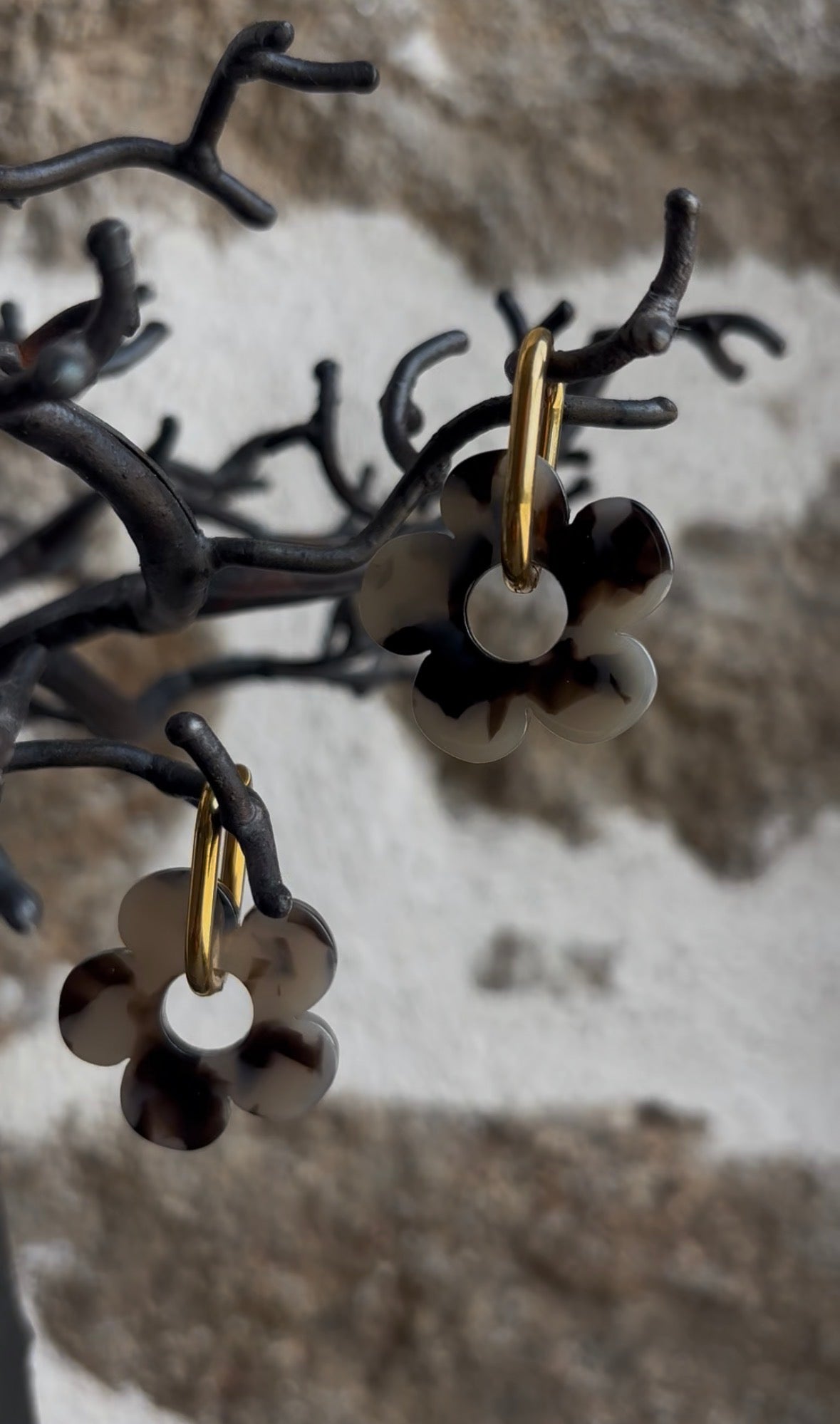 Boucles d’oreilles FLORA • Léopard