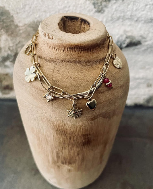 Astre – Bracelet Pampilles Dorées