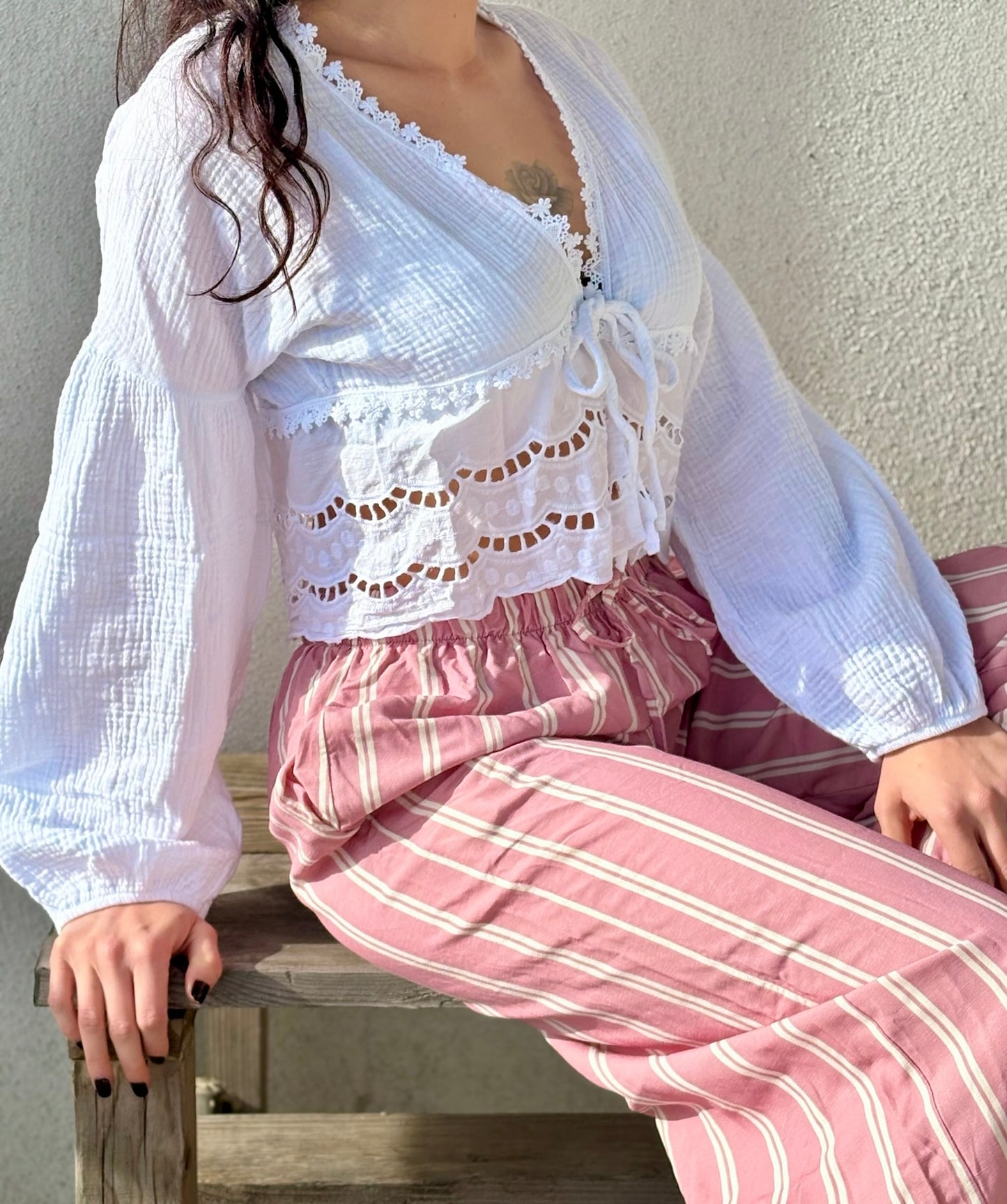 Blouse CAPRI • blanche