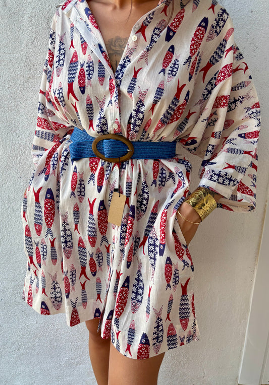 PALME Robe-chemise – Ondine