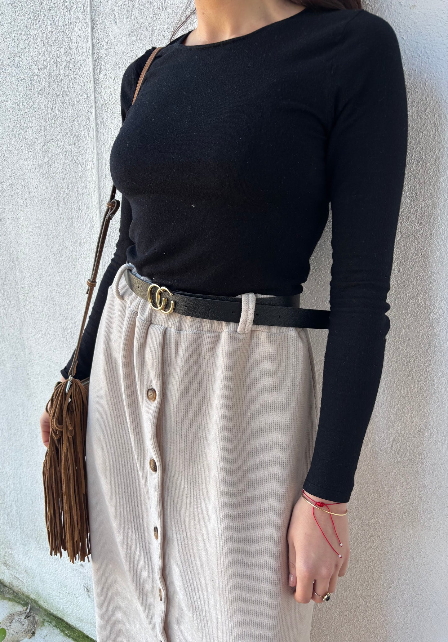 Jupe longue Apolline - écru