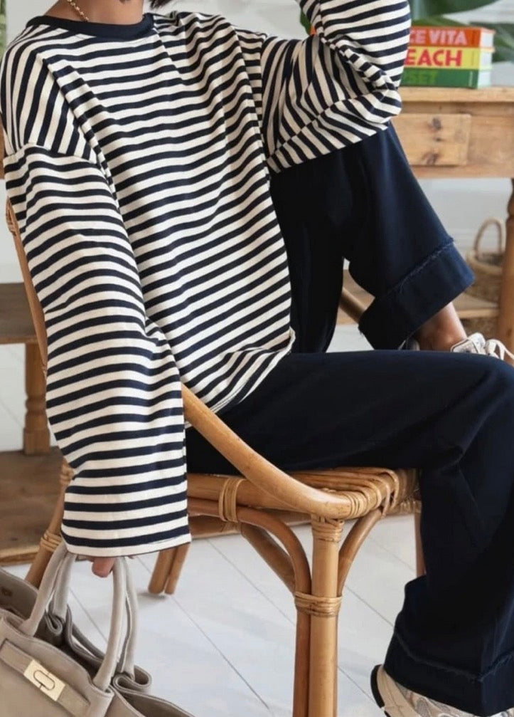 Top MARIN • bleu marine