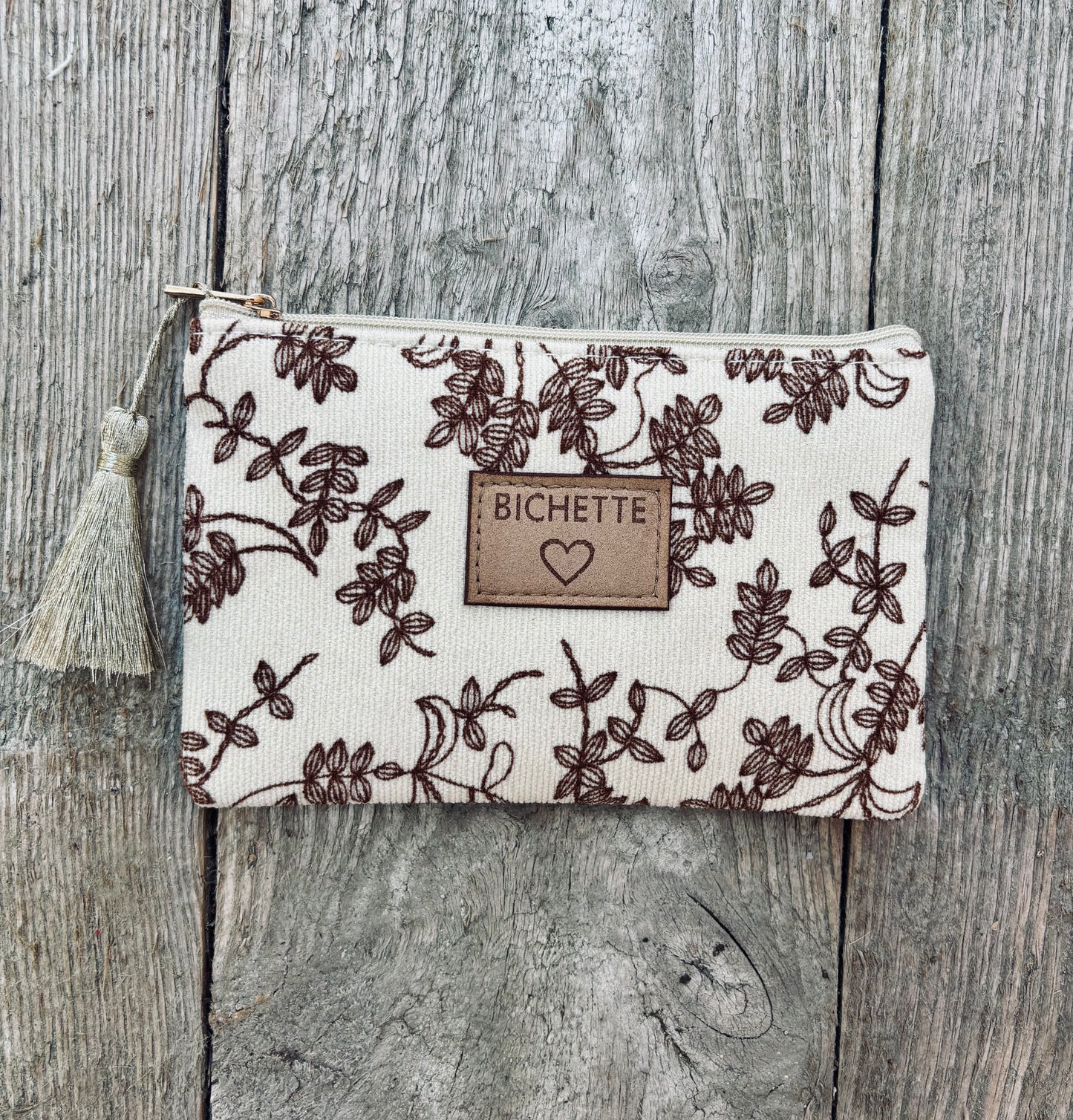 Pochette feuillage – Bichette