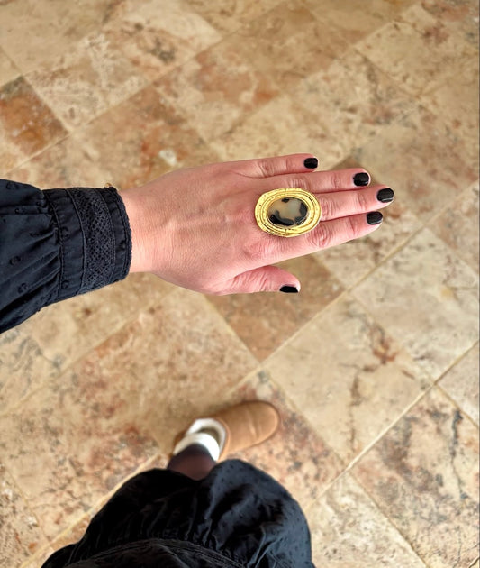 Bague Tortola - Écaille de tortue