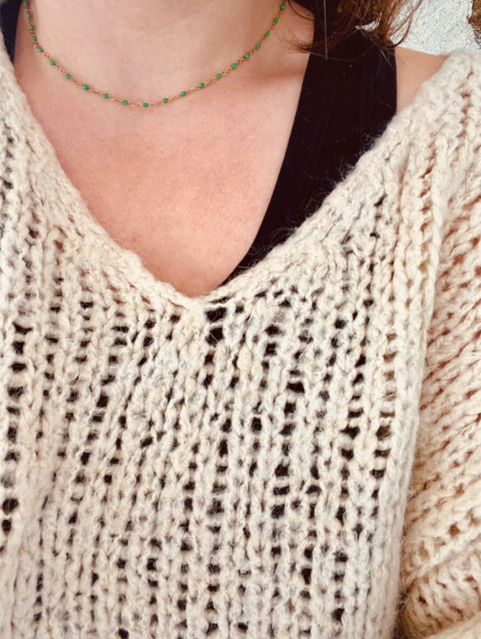 Ysée – Collier Fin & Perles