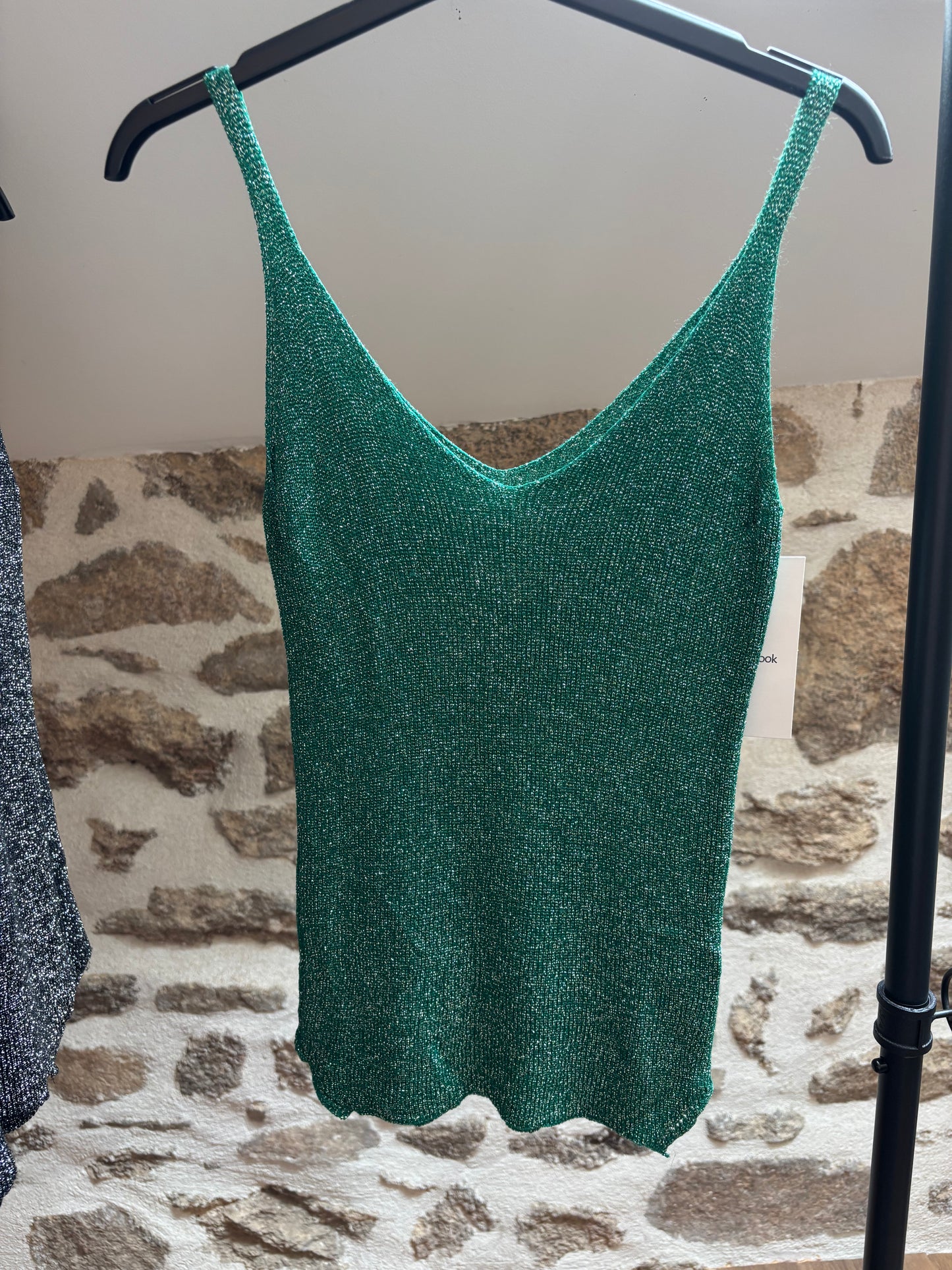 Débardeur pailleté • vert Brésil